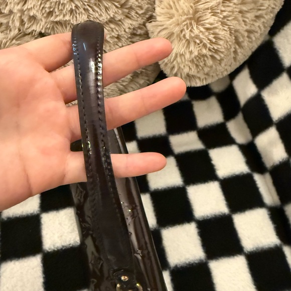 Louis Vuitton Dark Brown Patent Clutch - Picture 6 of 9